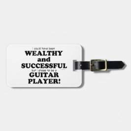 Guitar Wealthy & Succesvol Bagagelabel