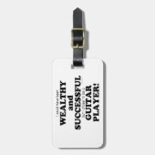 Guitar Wealthy & Succesvol Bagagelabel (Voorkant verticaal)