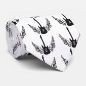 guitar wings stropdas (Opgerold)