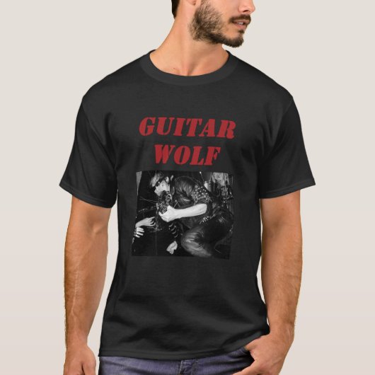 GUITAR WOLF 01  T-SHIRT (Voorkant)