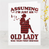 Guitar Woman veronderstelde dat ik gewoon een oude Kaart (Gele Bloem)