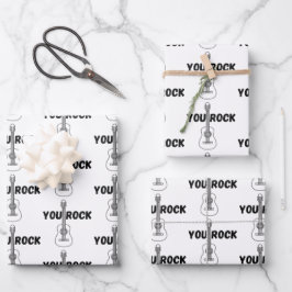 Guitar Wrapping Paper Sheets