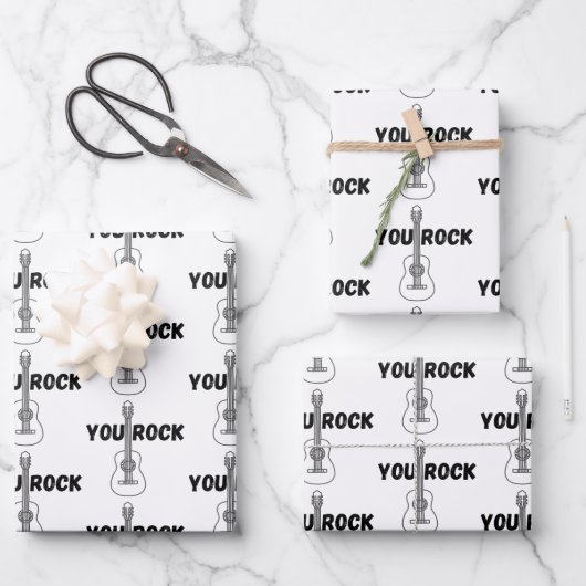 Guitar Wrapping Paper Sheets (Voorkant)