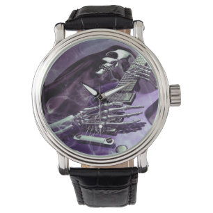 Guitar Wrist Watch van Grim Reaper Horloge