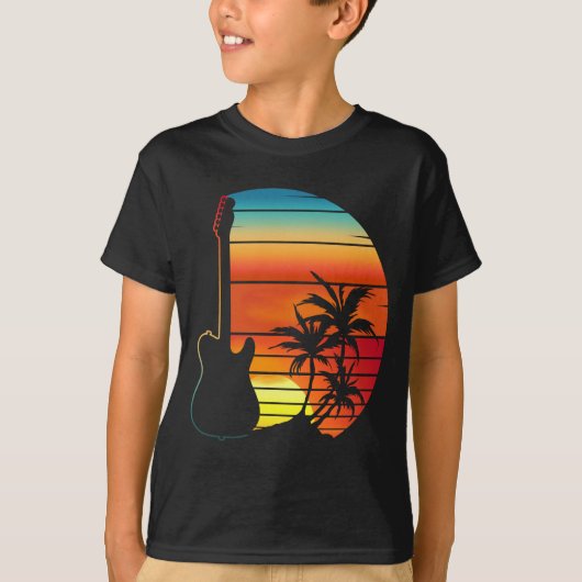 GUITAR ZONSONDERGANG LIEFHEBBER T-SHIRT (Voorkant)