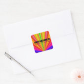 Guitaraholic Life Square Sticker (Envelop)