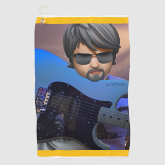 Guitarbizon  golfhanddoek