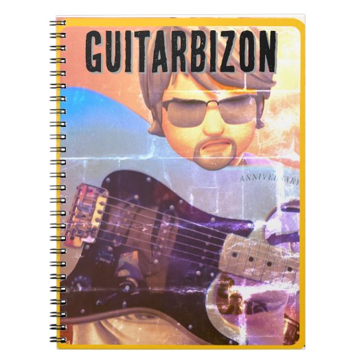 Guitarbizon T-shirt Notitieboek (Voorkant)