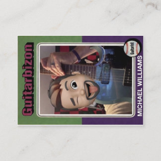 Guitarbizon Trading Card Series: 1 Card: 1 of 10 Visitekaartje