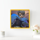 Guitarbizon  vierkante klok (Huis)