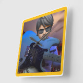 Guitarbizon  vierkante klok (Hoek)