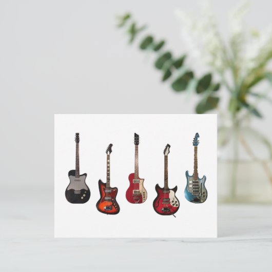 Guitareenheid Briefkaart (Staand voorkant)