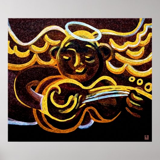 Guitarengel Poster (Voorkant)
