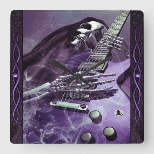 Guitarenkast van de roerganger vierkante klok (Voorkant)