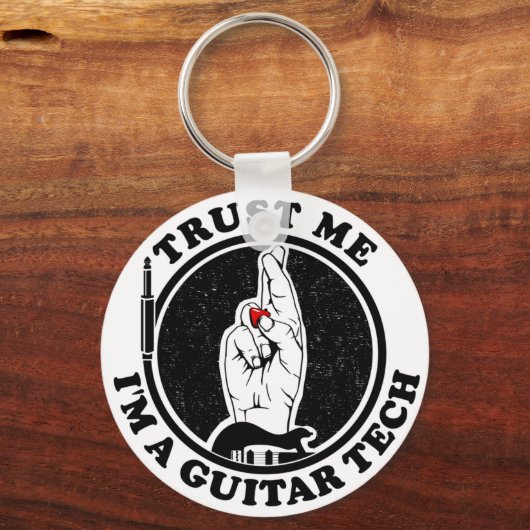 Guitarentechnicus Sleutelhanger (Voorkant)