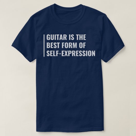 GuitarForm of Self Epression T-shirt (Design voorkant)