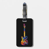 GUITARIST 2023 COLORFUL GUITAR BAND GIFT BAGAGELABEL (Achterkant verticaal)