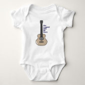 Guitarist baby romper (Voorkant)