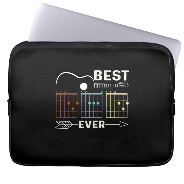 Guitarist Beste pap ooit Laptop Sleeve (Voorkant)