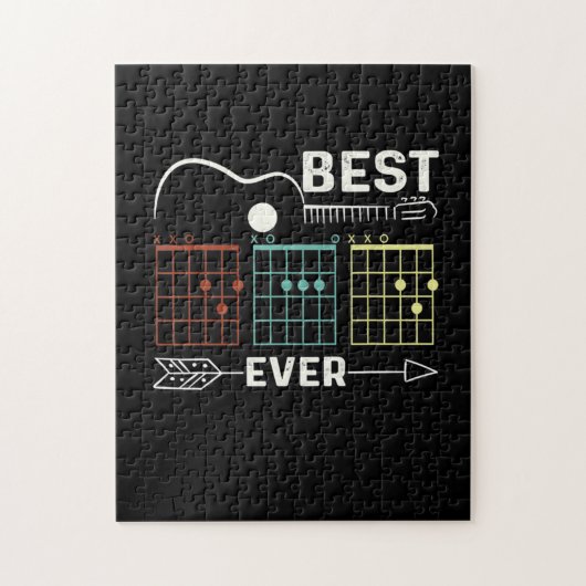 Guitarist Beste pap ooit Legpuzzel (Verticaal)
