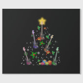 Guitarist Birthday Cadeaupapier (Vlak)