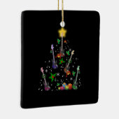 Guitarist Birthday Keramisch Ornament (Rechts)