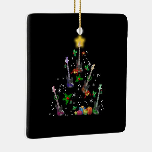 Guitarist Birthday Keramisch Ornament (Rechts)