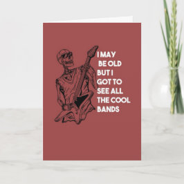 Guitarist Cards Rock And Roll Heavy Metal Band Kaart