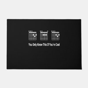 Guitarist Dad Guitar Tab Musical Birthday Deurmat