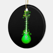 Guitarist Electric Guitar Leprechaun St Patrick's Keramisch Ornament (Links)