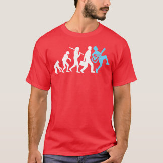 Guitarist Evolution Guitar Playing Rock Music Man  T-shirt