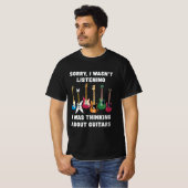 Guitarist funny quote t-shirt (Voorkant volledig)