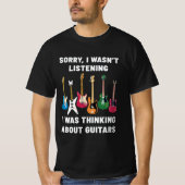 Guitarist funny quote t-shirt (Voorkant)