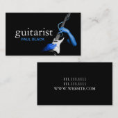 Guitarist Guitar Instructor Music Instruments Visitekaartje (Voorkant / Achterkant)