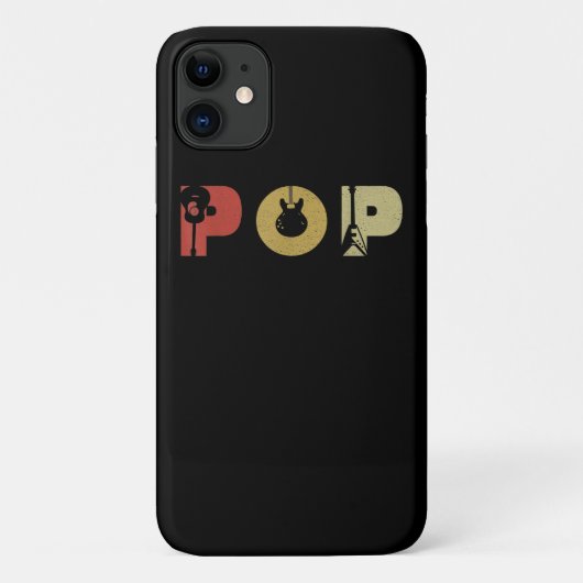 Guitarist Guitar Lover geeft ideeën Pop Case-Mate iPhone Case (Achterkant)