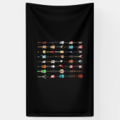 Guitarist Guitar Musical Instrument Rock and Roll Spandoek (Verticaal)