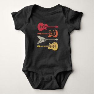 Guitarist Guitar Player Electric Musician Gift Romper