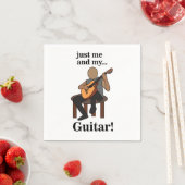 Guitarist Guitar Player Musical Party Servet (Insitu)