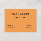 Guitarist Guitar Teacher Visitekaartje (Achterkant)