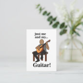 Guitarist Guitar Teacher Visitekaartje (Staand voorkant)