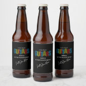Guitarist hoeveel gitaren er op de dag van de gebo bier etiket (Flessen)