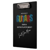 Guitarist hoeveel gitaren er op de dag van de gebo klembord (Links)