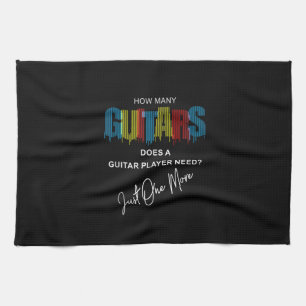 Guitarist hoeveel gitaren er op de dag van de gebo theedoek