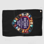 Guitarist How Many Guitars Birthday Golfhanddoek (Horizontaal)