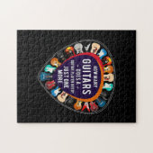 Guitarist How Many Guitars Birthday Legpuzzel (Horizontaal)