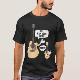 Guitarist - Ik ben je vader, Ukulele Funny Gu T-shirt