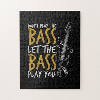 Guitarist Let The Bass Guitar Birthday Legpuzzel