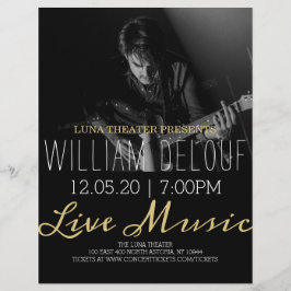 Guitarist Live Music Concert Flyer