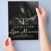 Guitarist Live Music Concert Flyer (Hand)