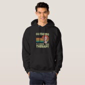 Guitarist Llama Rock guitar Guitaring Musician Gui Hoodie (Voorkant volledig)